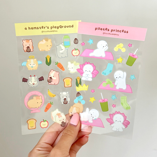 a hamster's playground sticker sheet image 1