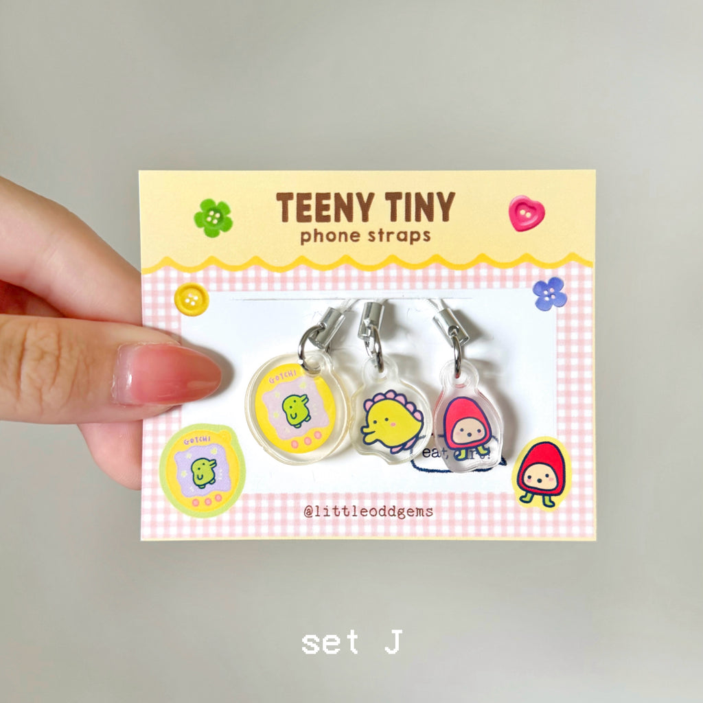 teeny tiny phone straps 👾 (set J) image 0