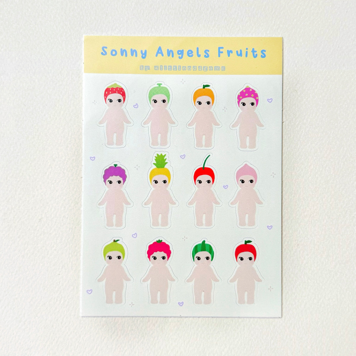 sonny angels fruits sticker sheet image 0
