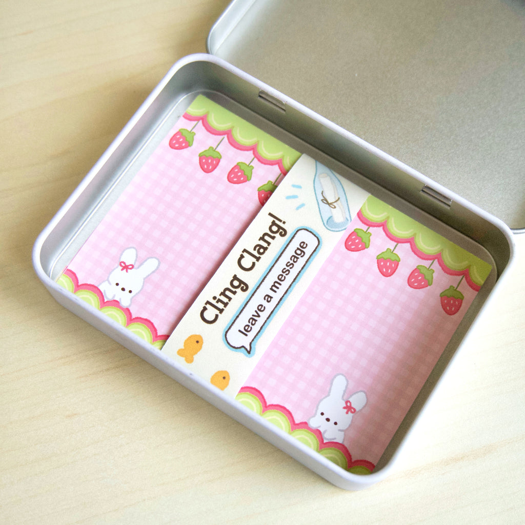 lost treasures tin box + 10 message cards image 2