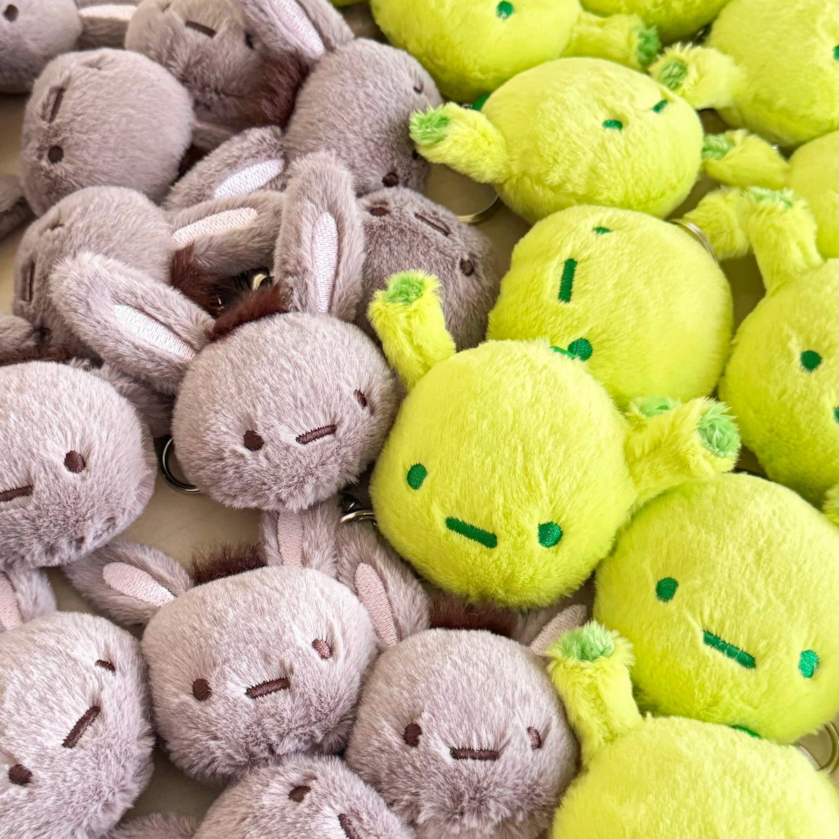 shrekski & donski plush keychains image 1