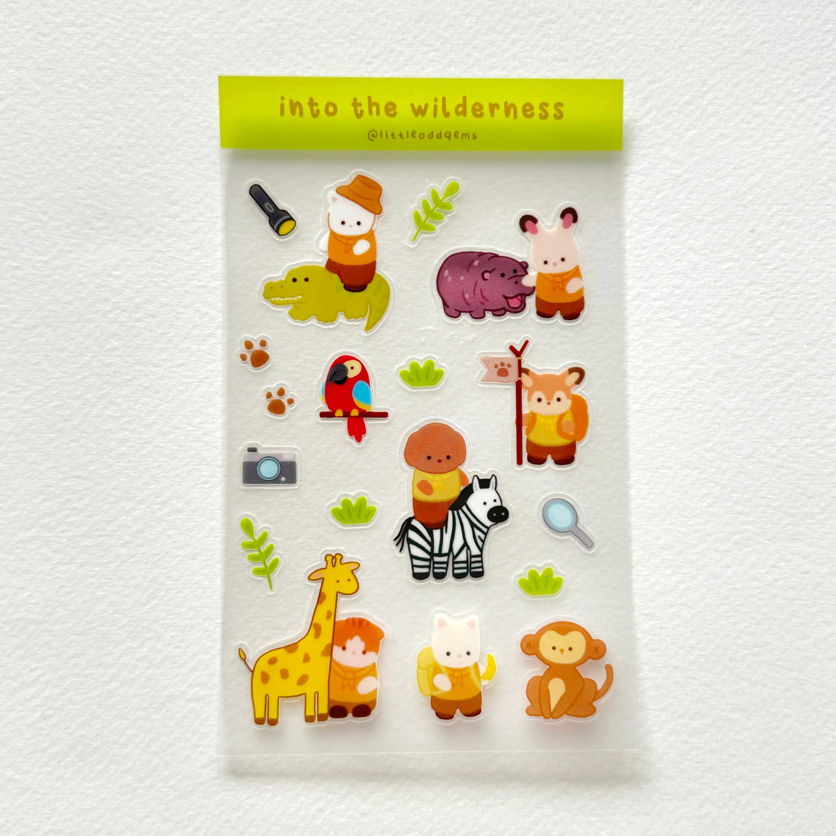 into the wilderness sticker sheet image 0