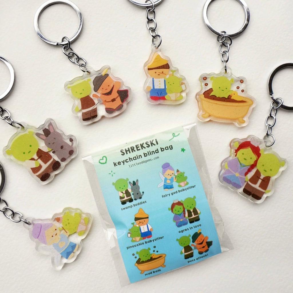 shrekski keychain blind bag image 0