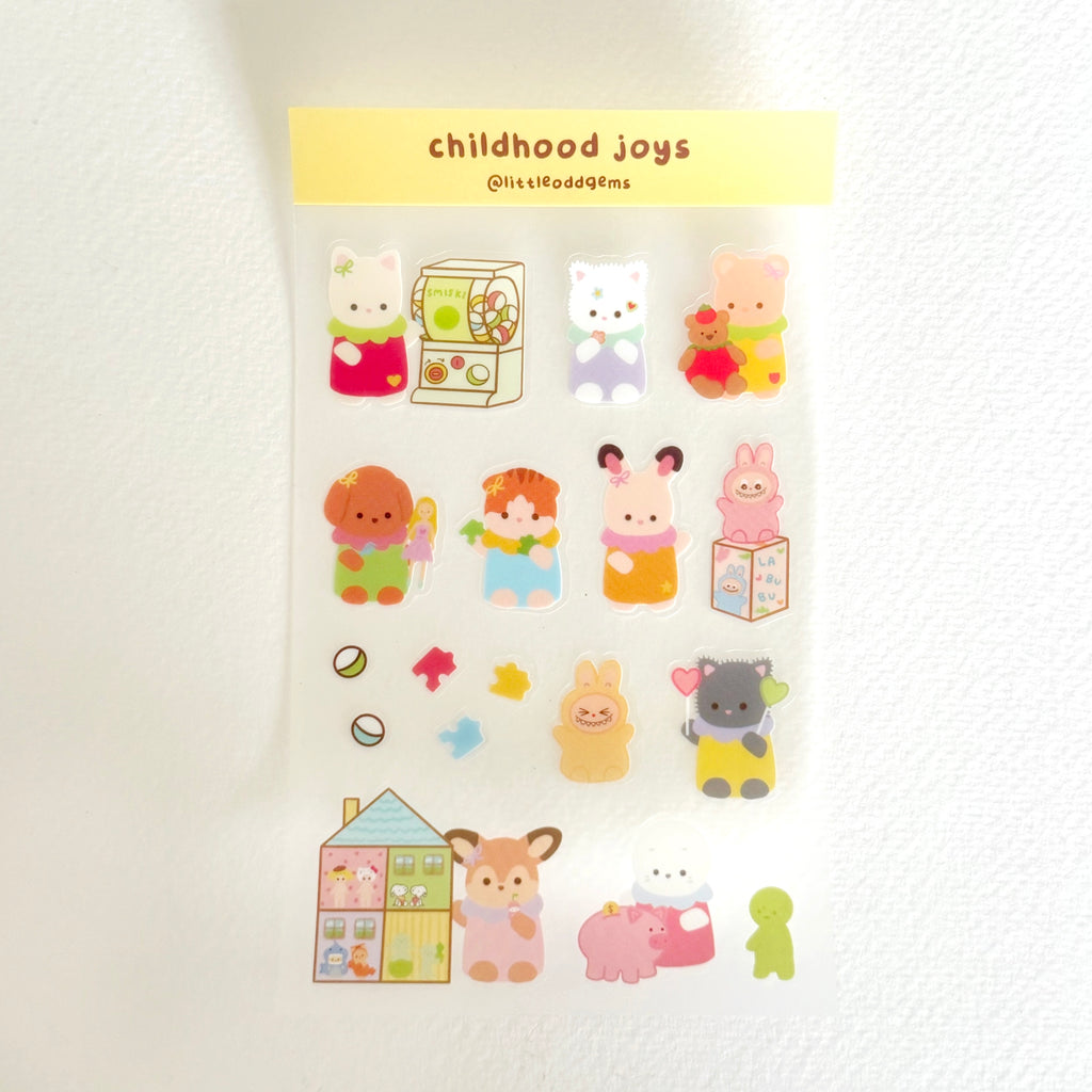 childhood joys sticker sheet image 0