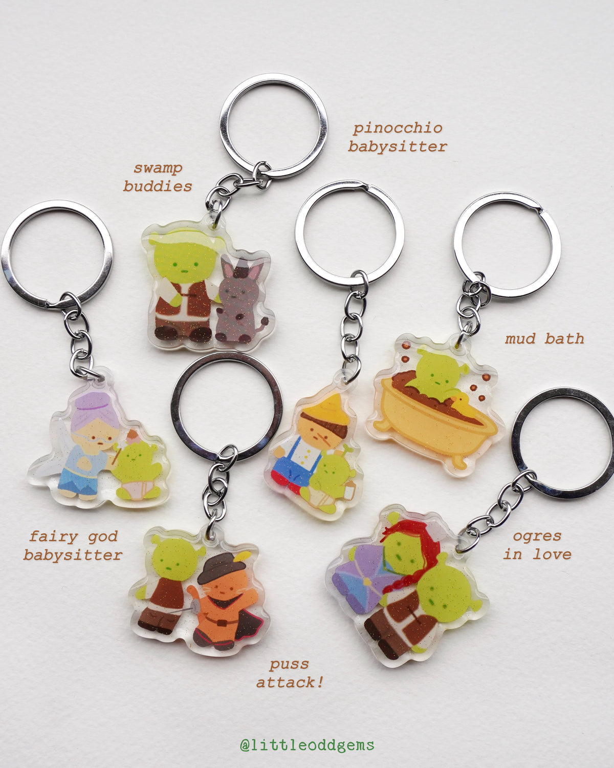 shrekski keychain blind bag image 1