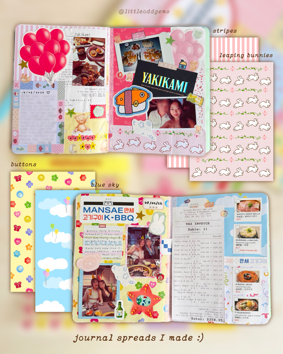 scrapbook paper booklet vol 1.0 ✏️