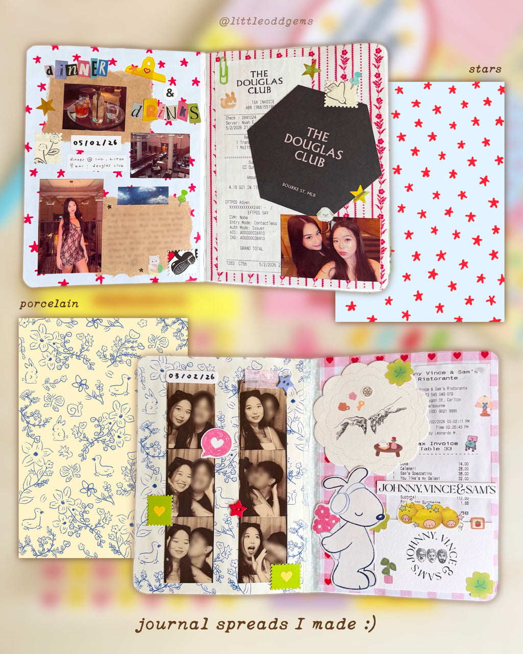scrapbook paper booklet vol 1.0 ✏️