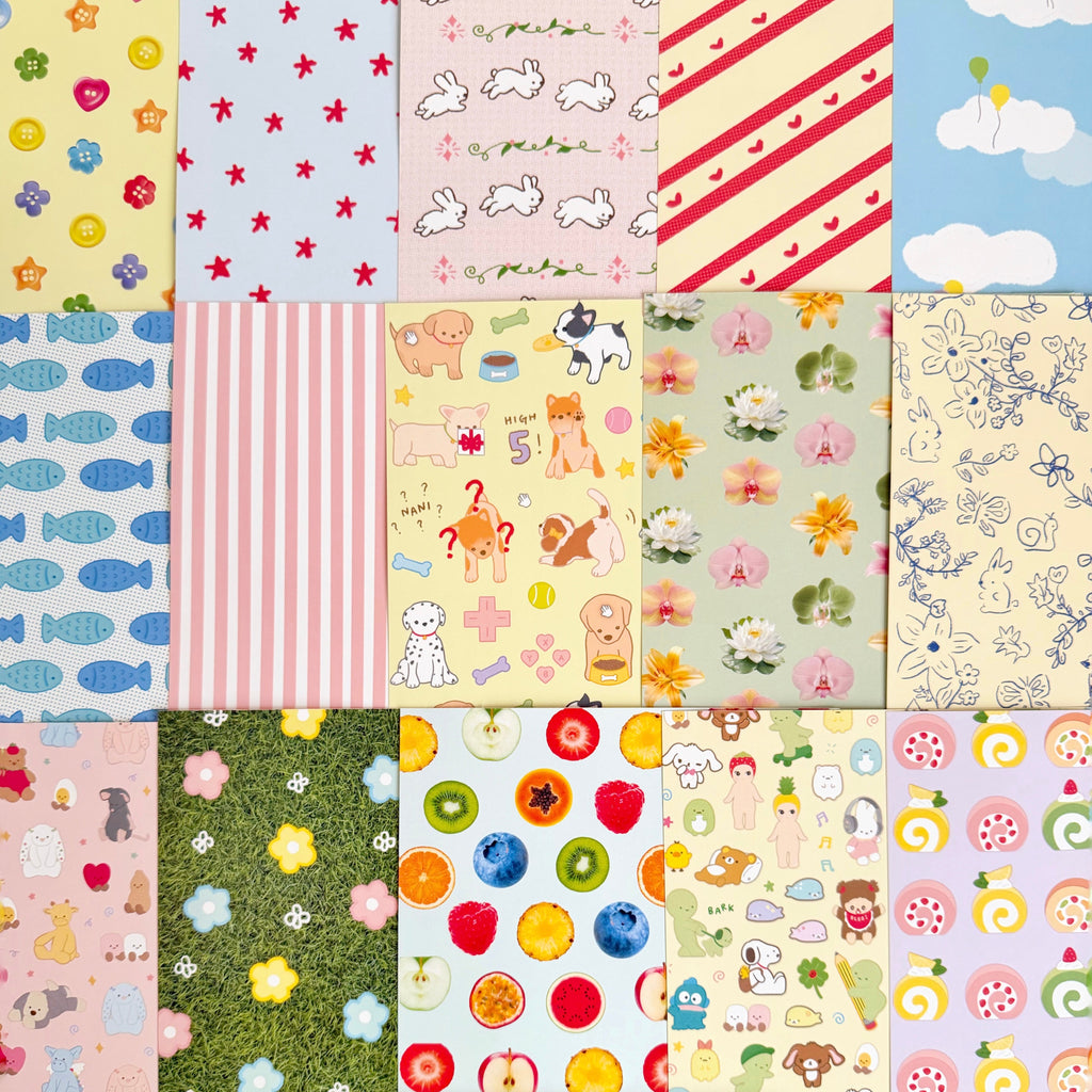 scrapbook paper booklet vol 1.0 ✏️