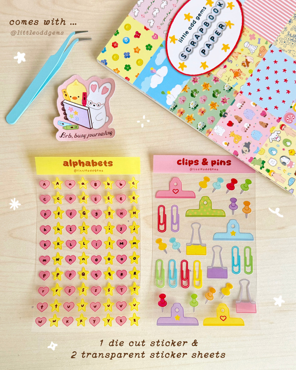 scrapbook paper booklet vol 1.0 ✏️