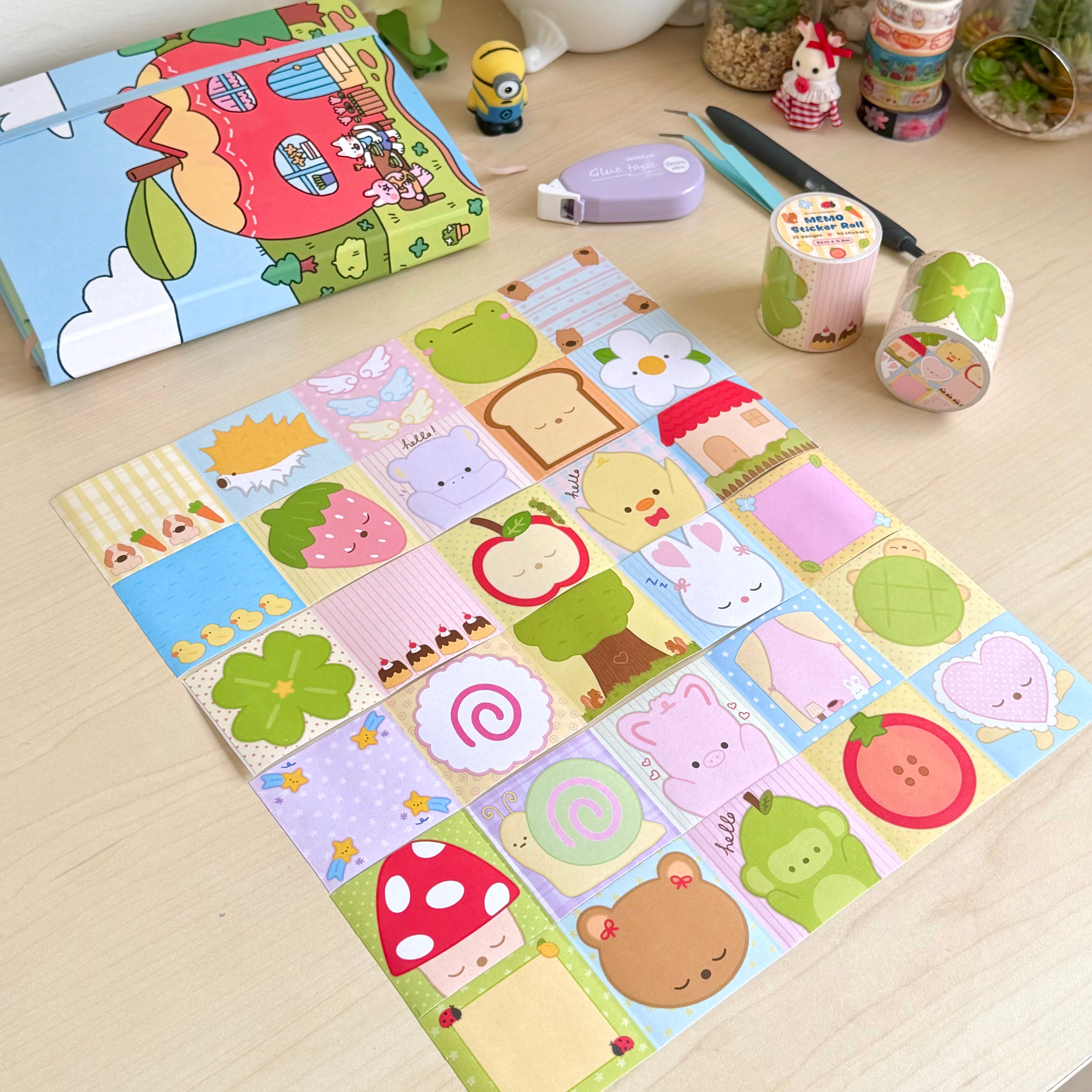 memo sticker roll 🍀 image 1