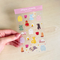 jellycat plushies sticker sheet image 0