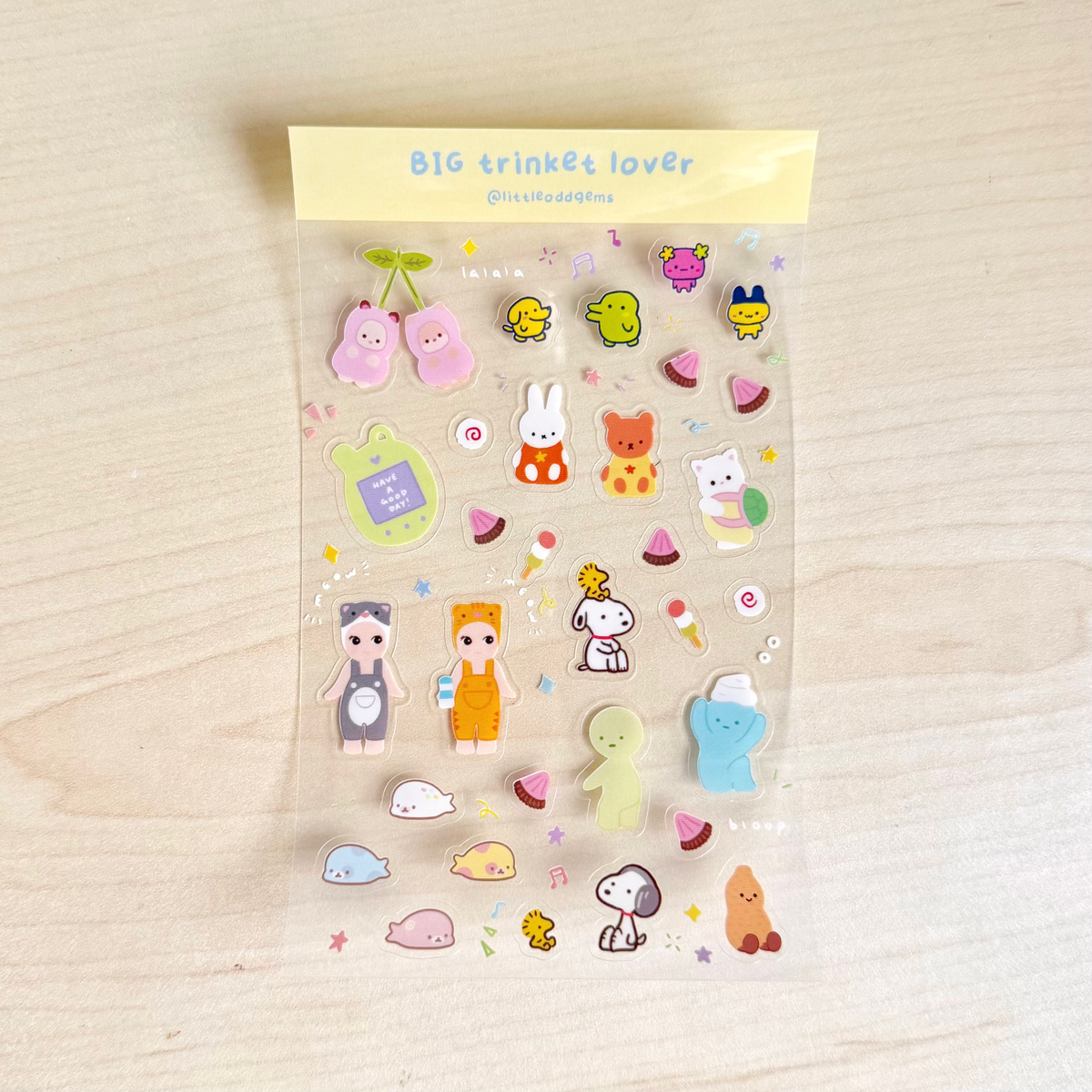 big trinket lover sticker sheet image 0