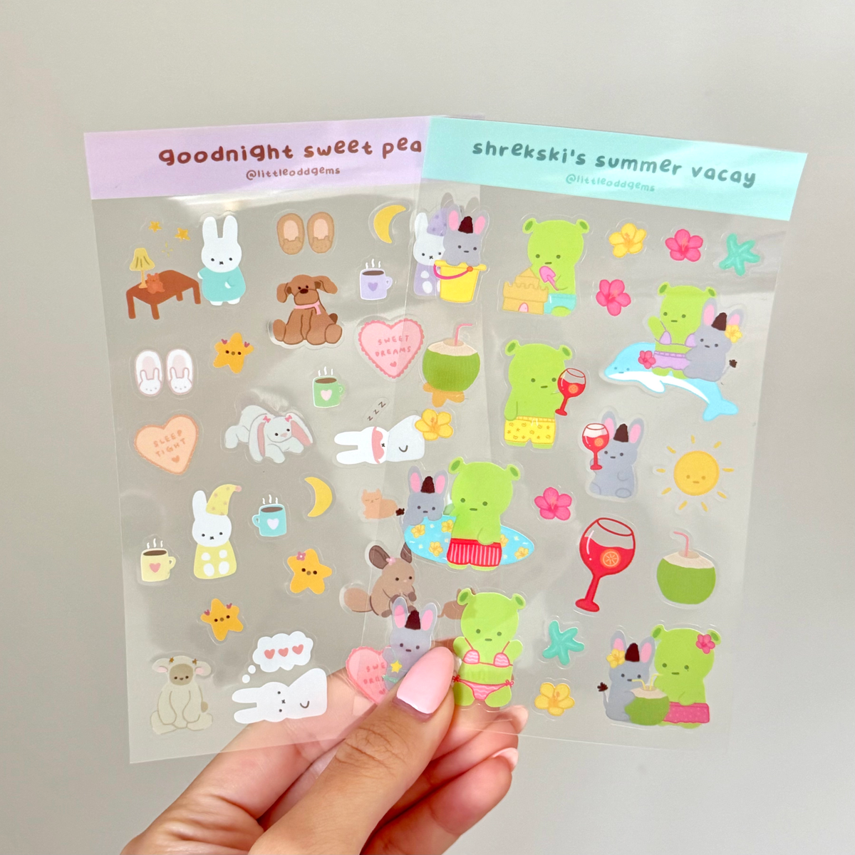 shrekski's summer vacay sticker sheet image 1